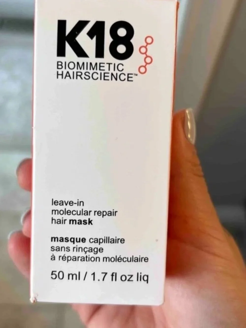 K18 Leave-In Molecular Repair Hair Mask 1.7 oz Peptide Treatment All Hair Types